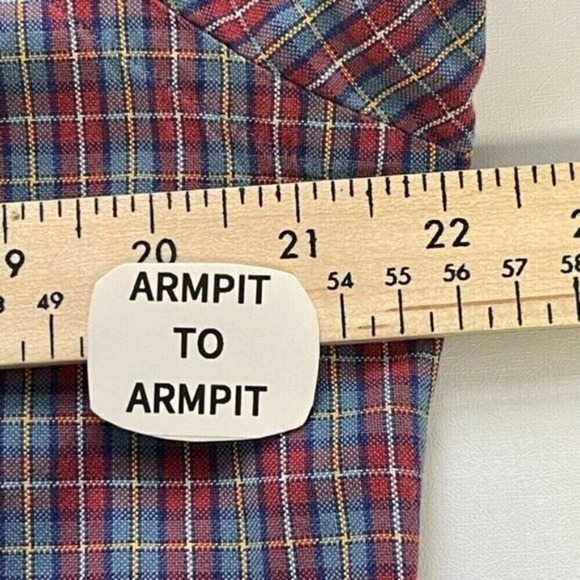 Ralph Lauren Classic Fit Plaid Button‎ Down Long Sleeve Shirt Men's Medium - Picture 6 of 10